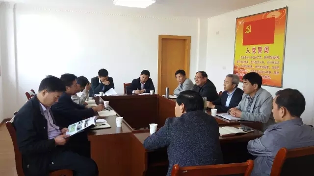 董銀師與華陰市委常委、副市長安和平座談交流