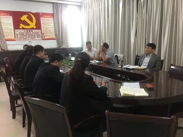 杜東興到禹宏置業(yè)公司進(jìn)行治虧創(chuàng)效專(zhuān)題調(diào)研