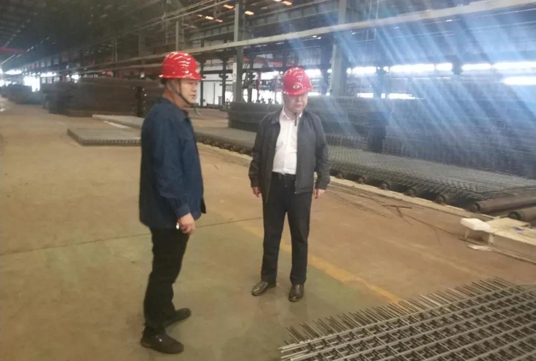 陳輝到禹宏置業(yè)公司、鋼加公司韓城加工基地檢查指導(dǎo)工作